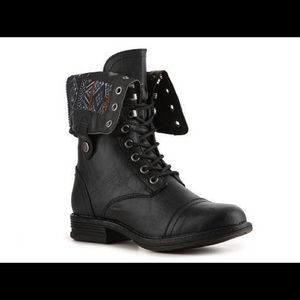 Madden Girl Zorrba combat boot