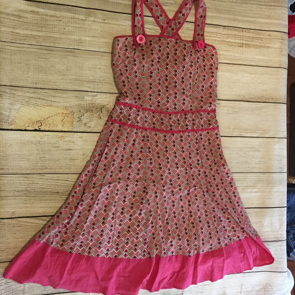 Angie Geometric Print Dress.