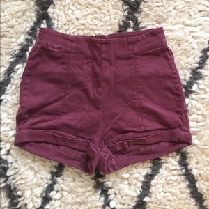 High Waisted Shorts from Urban Outfitters