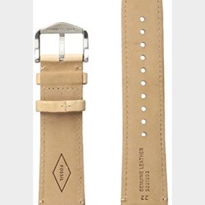 calfskin brown watch strap fossil q