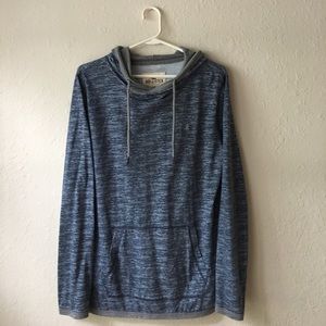 Blue Hollister hoodie