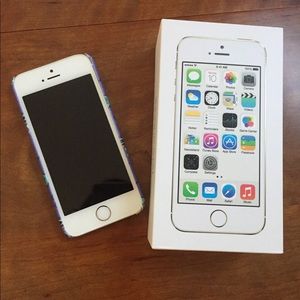 SALE💥💥💥iPhone 5S Gold 16GB with case