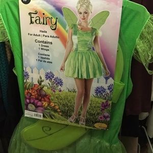 Costume - Tinkerbell Costume Size Large w/wings
