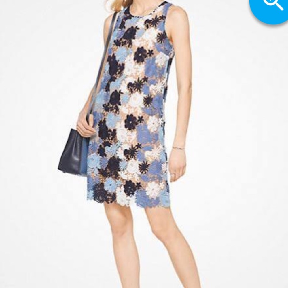 Michael Michael Kors floral lace shift dress