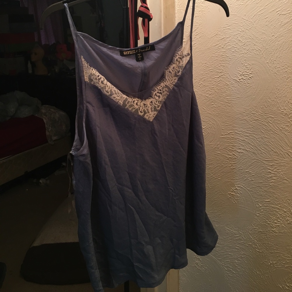 Gypsies & Moodust lace Latiice tank