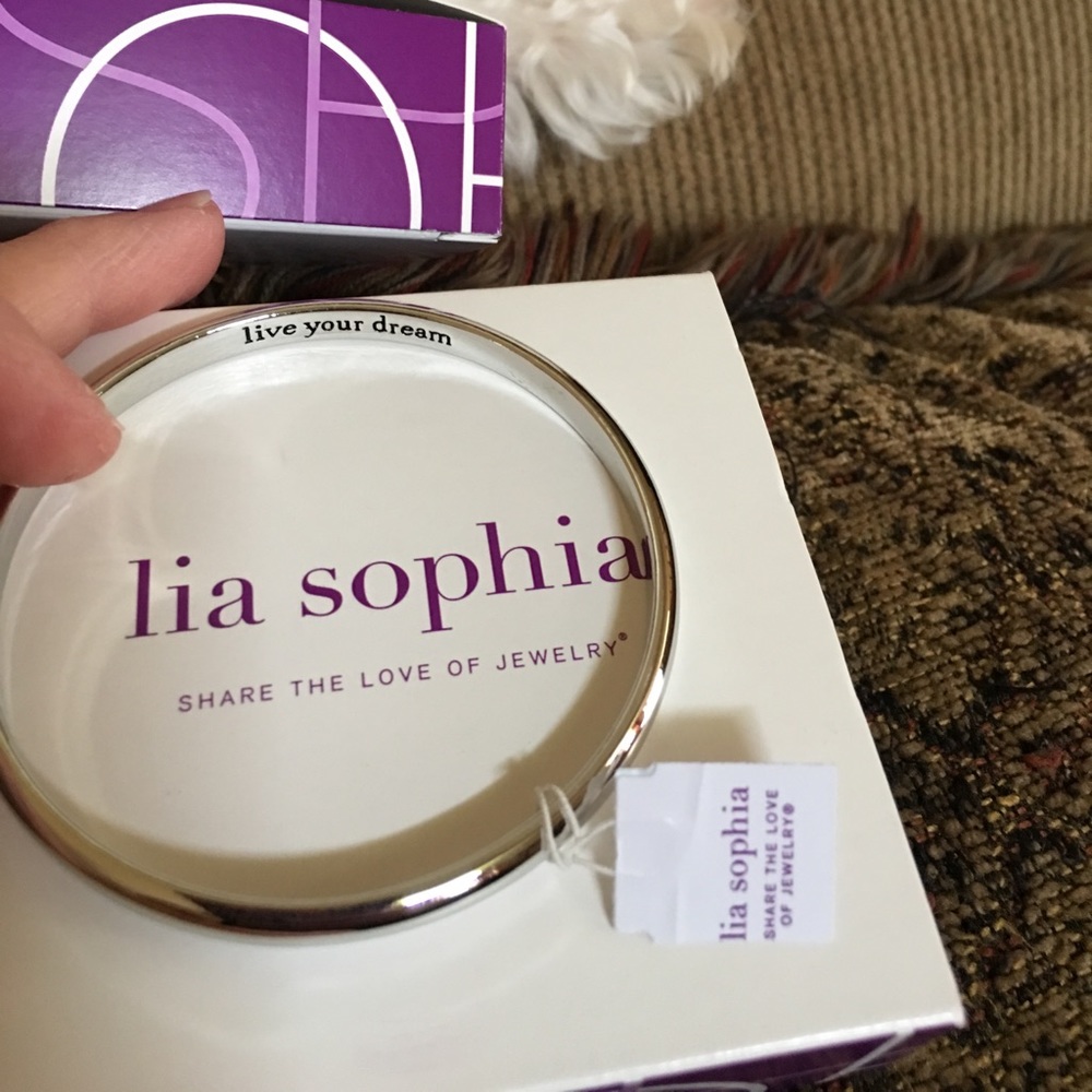 Dangle bracelet,simple silver with inside script