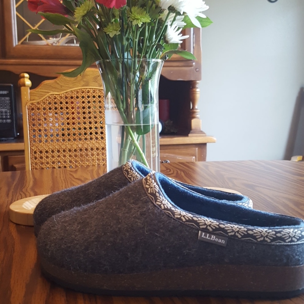💲SALE💲LL Bean Wool Slipper Clog