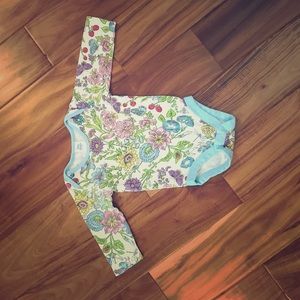 Boden floral onesie