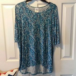 Cute Agnes & Dora High-lo top in Blues M