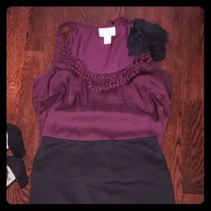 Ann Taylor Loft wine colored tank