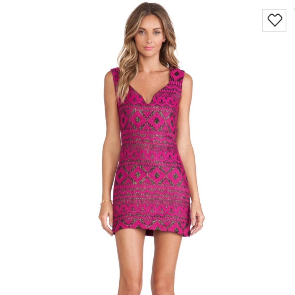 LOVER + FRIENDS Raven Tribal Dress