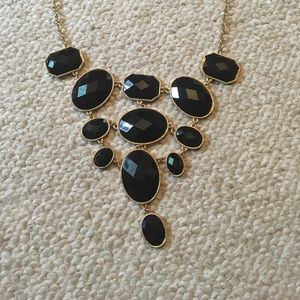 Chunky black necklace