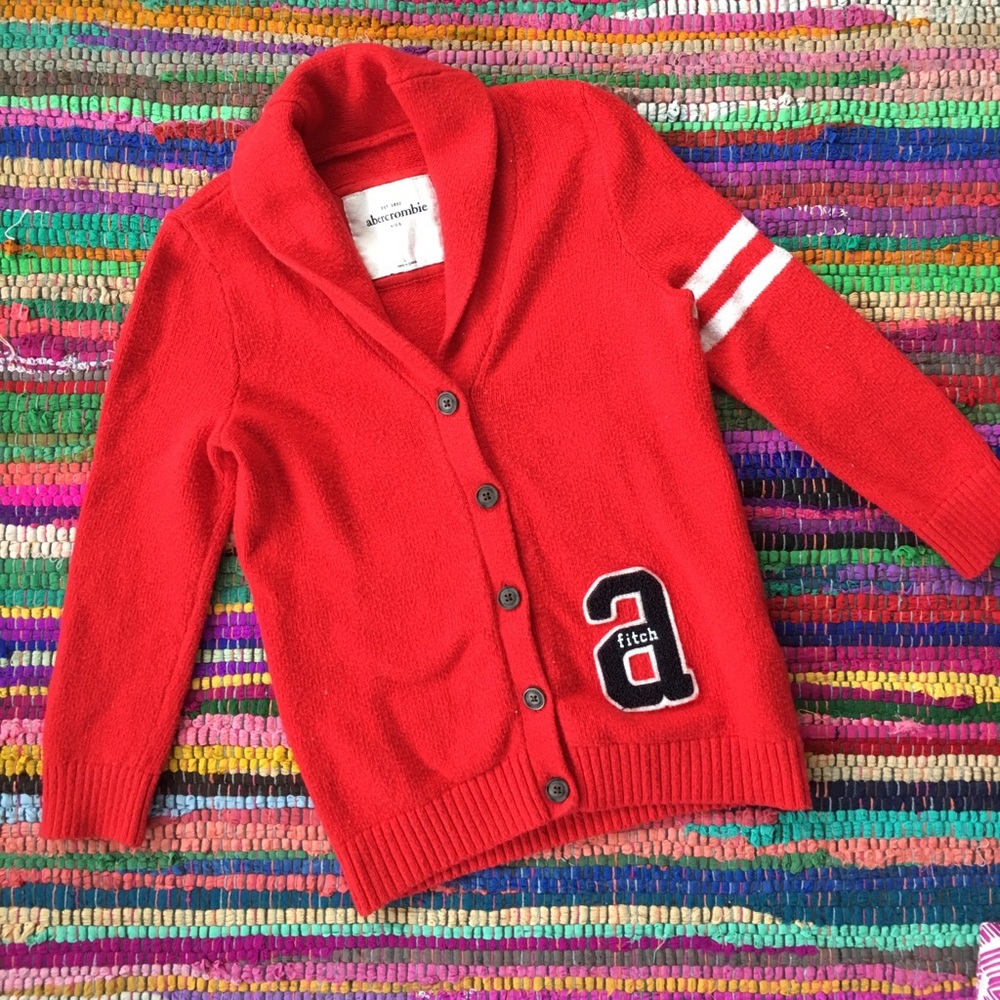 ❤️🎒EUC abercrombie kids cardigan🎒❤️
