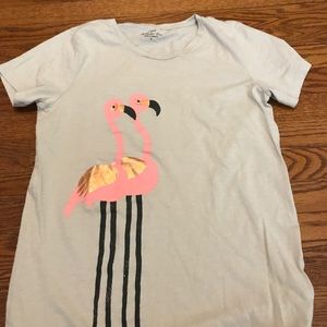 J Crew collection flamingo tee