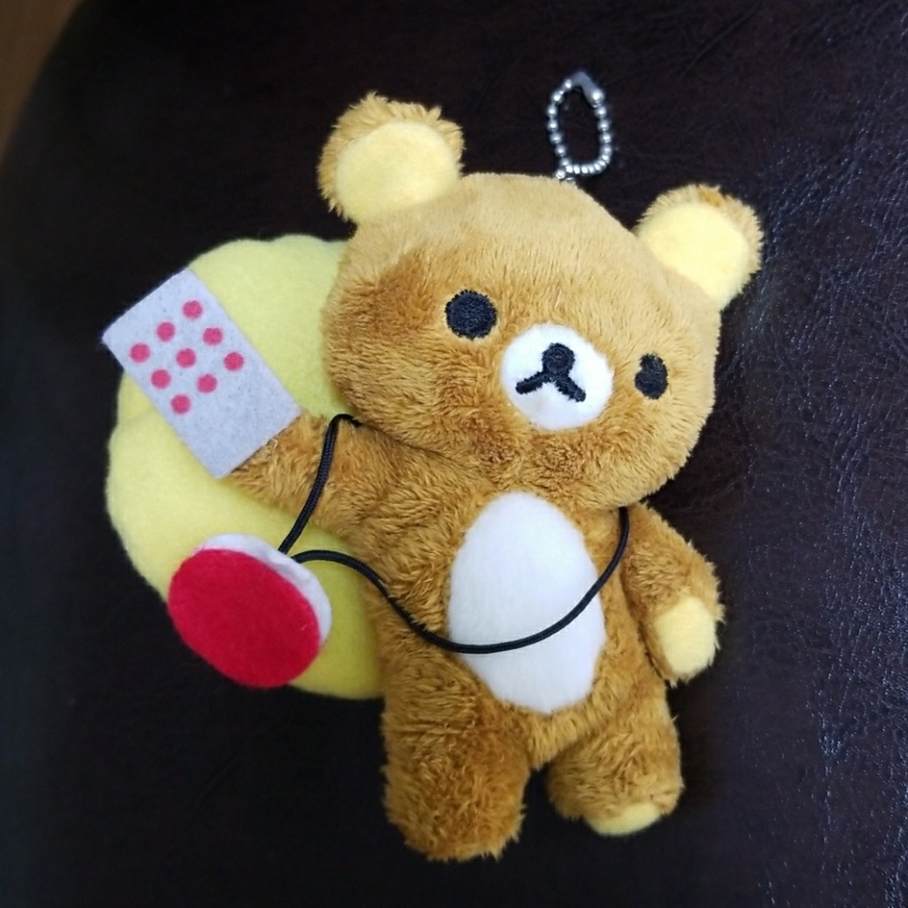 San-x Rilakkuma keychain plush