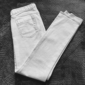 J. Crew white denim jeans
