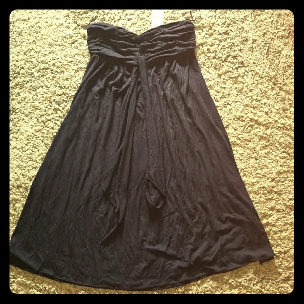 Black mini sun dress