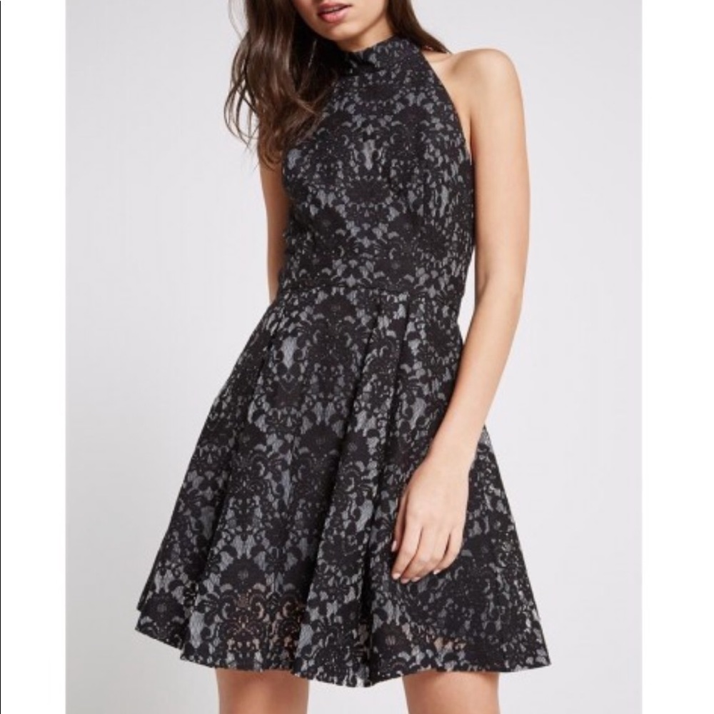 BCBGeneration Fit and Flare Cocktail Dress