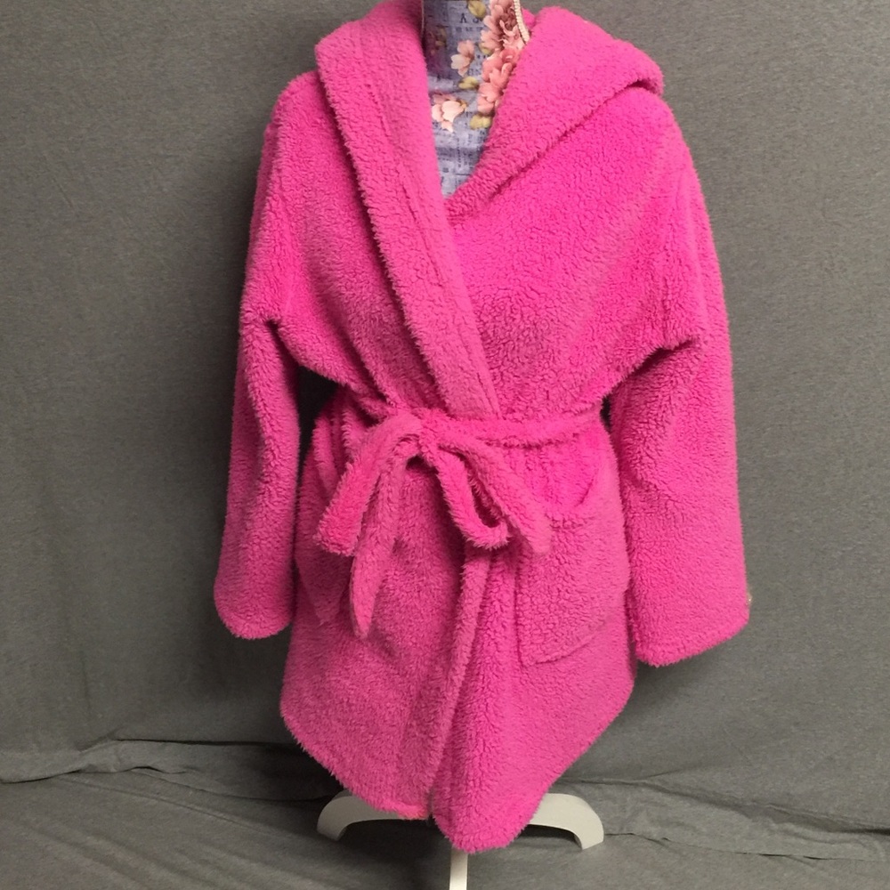Fuzzy Pink Robe