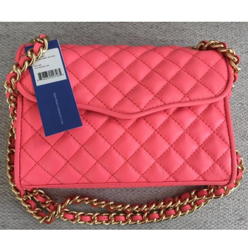 NWT Rebecca minkoff quilted mini affair bag purse