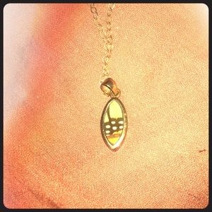 Monarch butterfly necklace