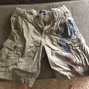 American eagle men's cargo shorts 34 waist