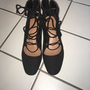 aldo black size 9 heels