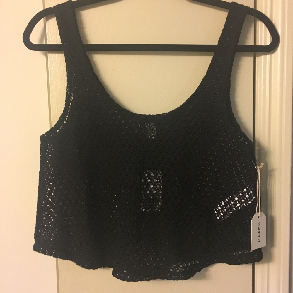 NWT Mesh Crop Top