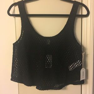 NWT Mesh Crop Top