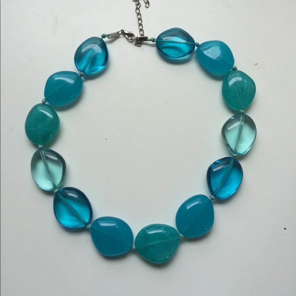 Aqua necklace