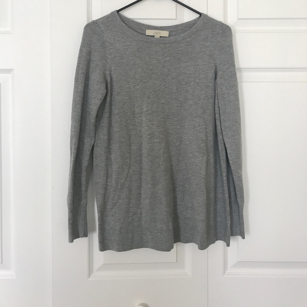 Grey LOFT sweater