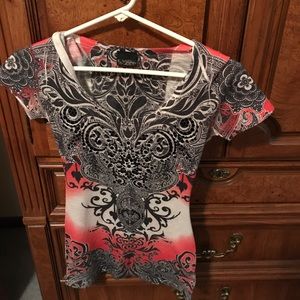 Day trip shirt with sequence size xs