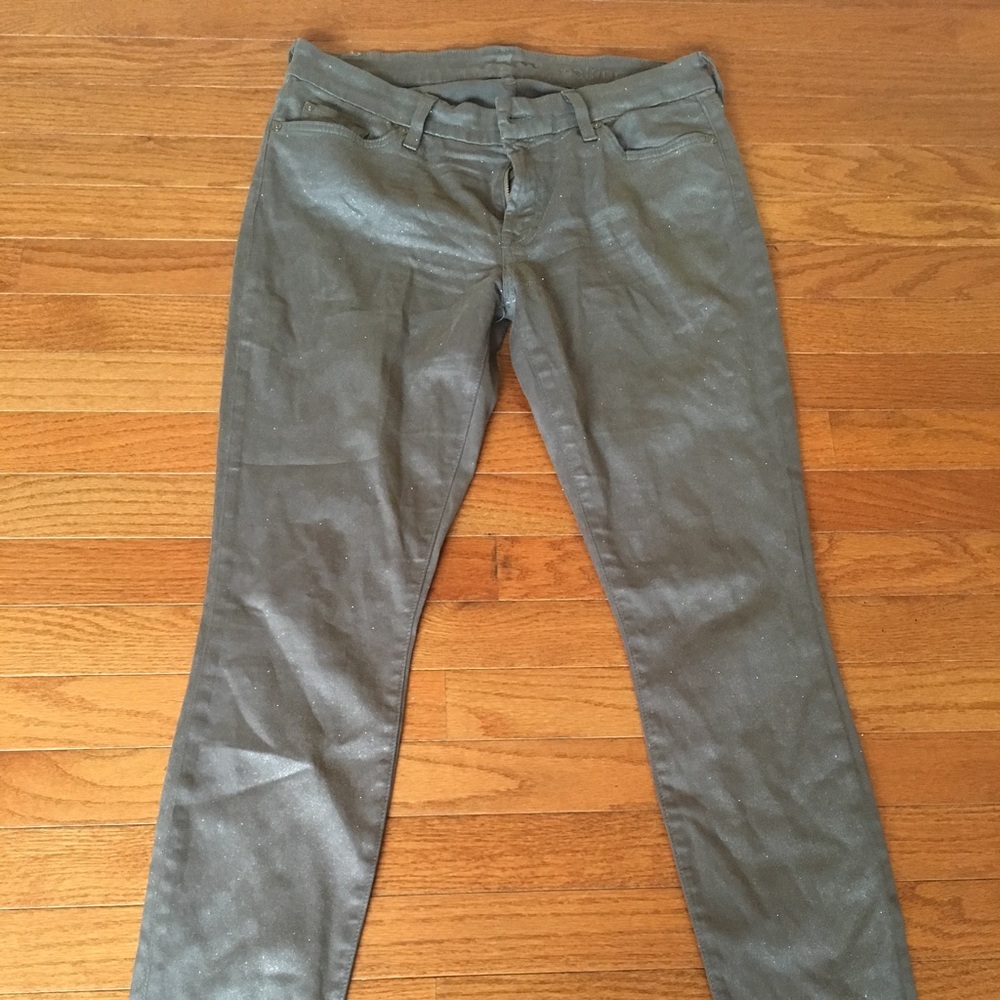 7 for all mankind sparkle skinny jeans