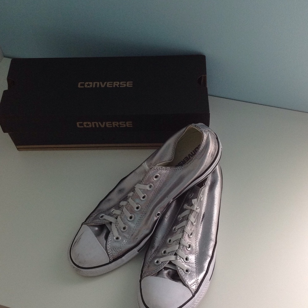 Silver Converse