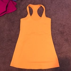 Lulu lemon orange racerback size 4