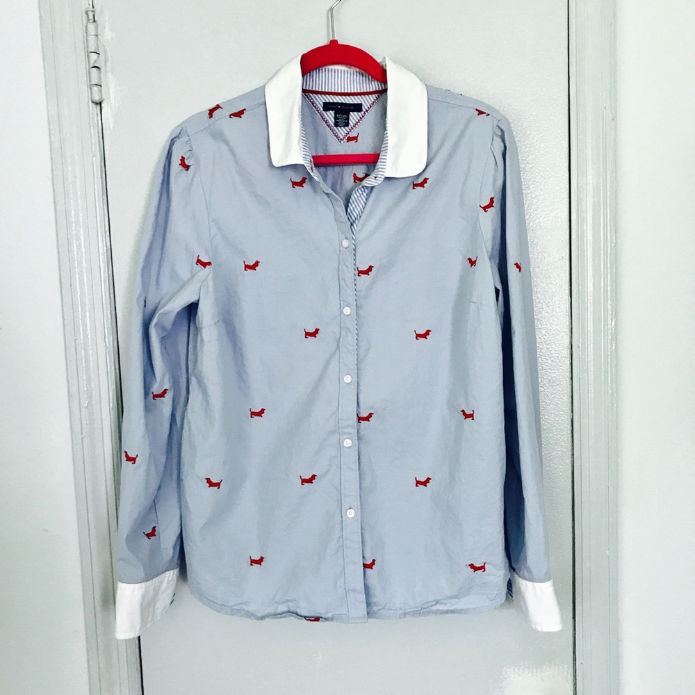 Tommy Hilfiger Logo Embroidered Shirt