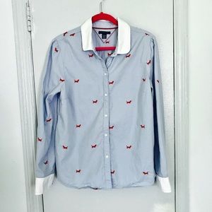 Tommy Hilfiger Logo Embroidered Shirt