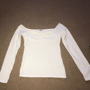 off the shoulder shirt!