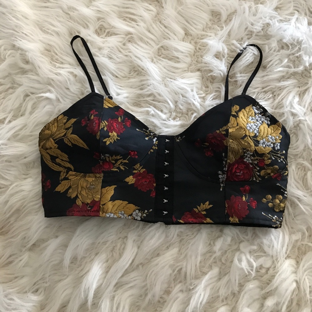 Floral crop top