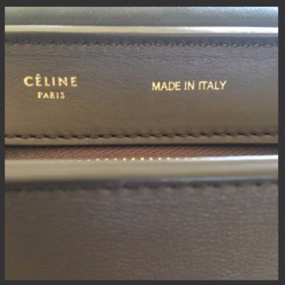 CELINE Tricolor Trapeze Medium Tote Bag (Black) - Picture 3 of 7