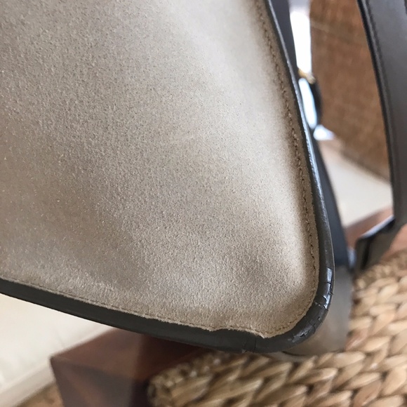 CELINE Tricolor Trapeze Medium Tote Bag (Black) - Picture 7 of 7