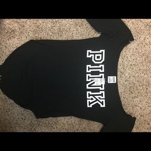 PINK black bodysuit