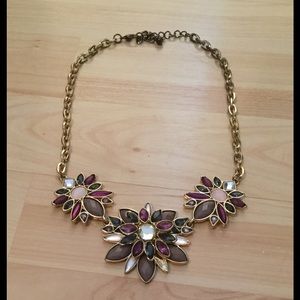Purple Floral Necklace by Loft