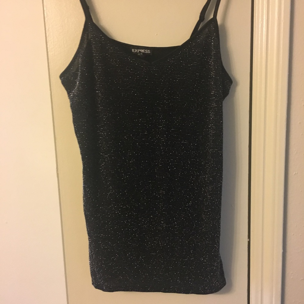 Sparkly black camisole from Express