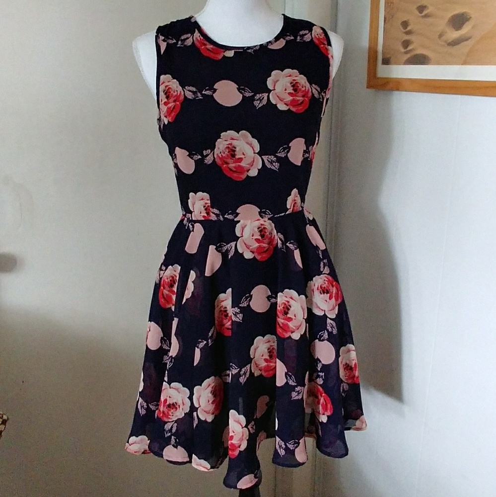 Maison Jules flowery swing dress