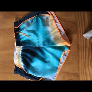 North Face M running shorts