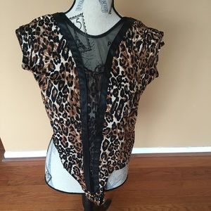 Cheetah print body suit