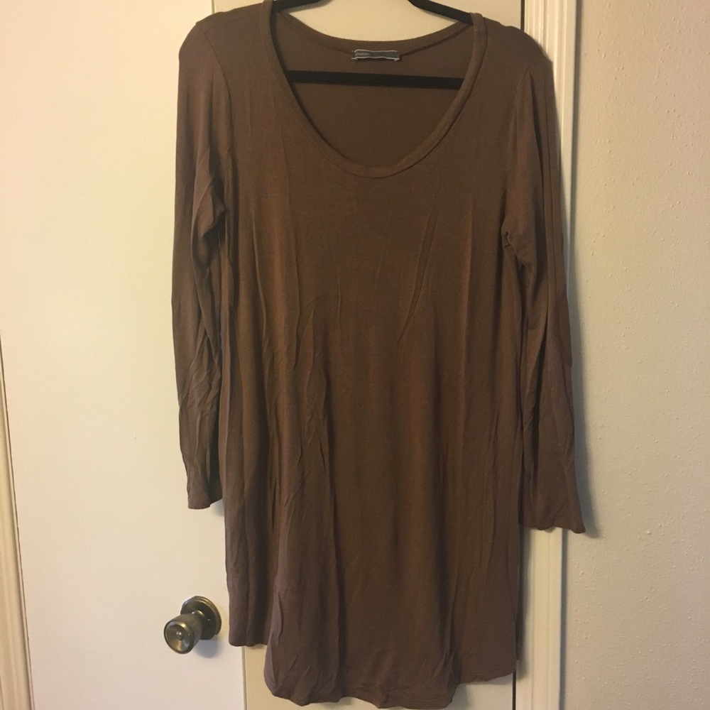 Soft Tunic with Suede Elbow Patches