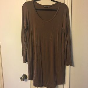 Soft Tunic with Suede Elbow Patches