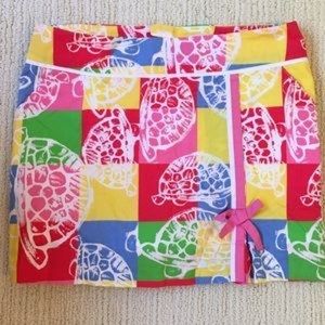 Lilly Pulitzer turtle print skort